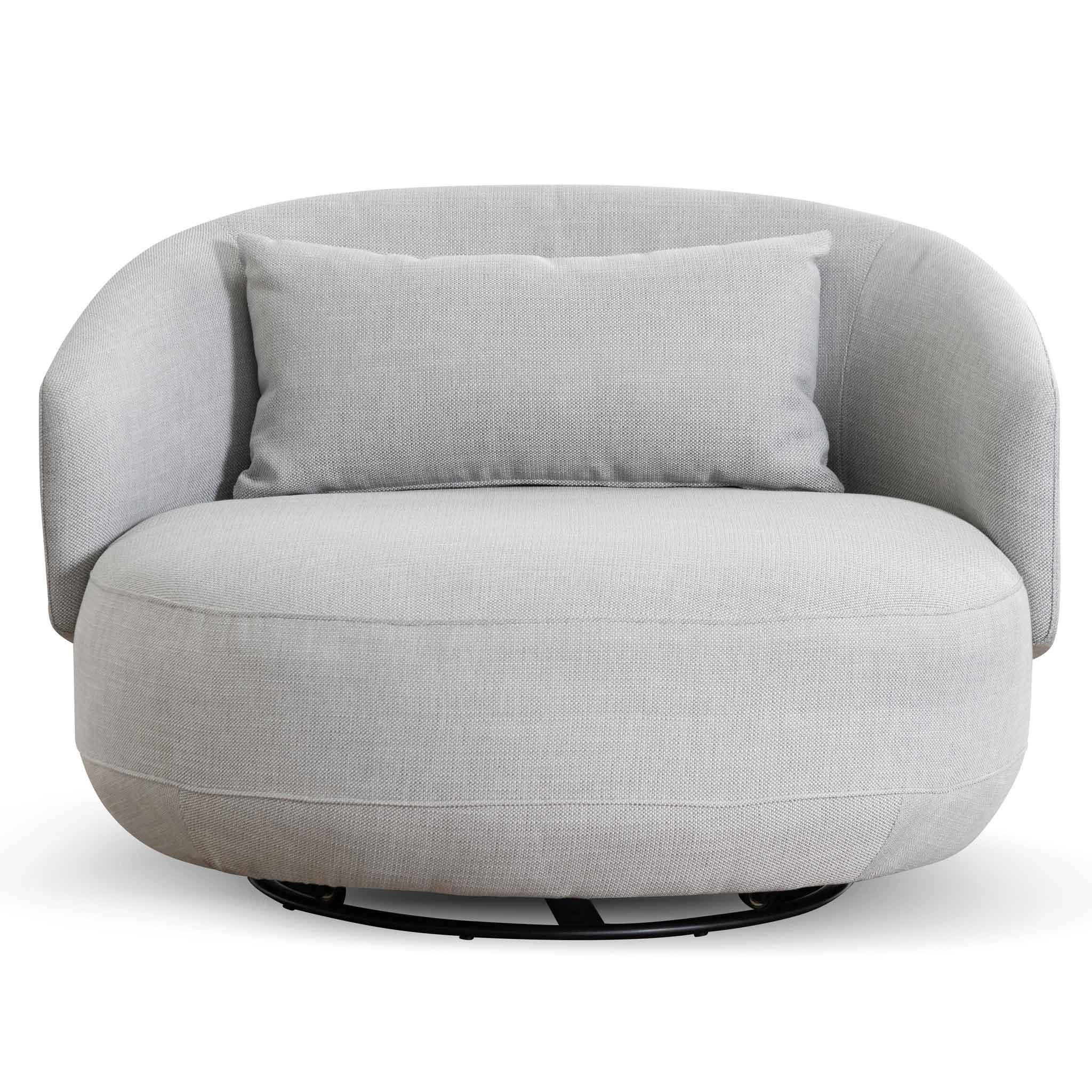 FC Fabric Armchair - Light Texture Grey