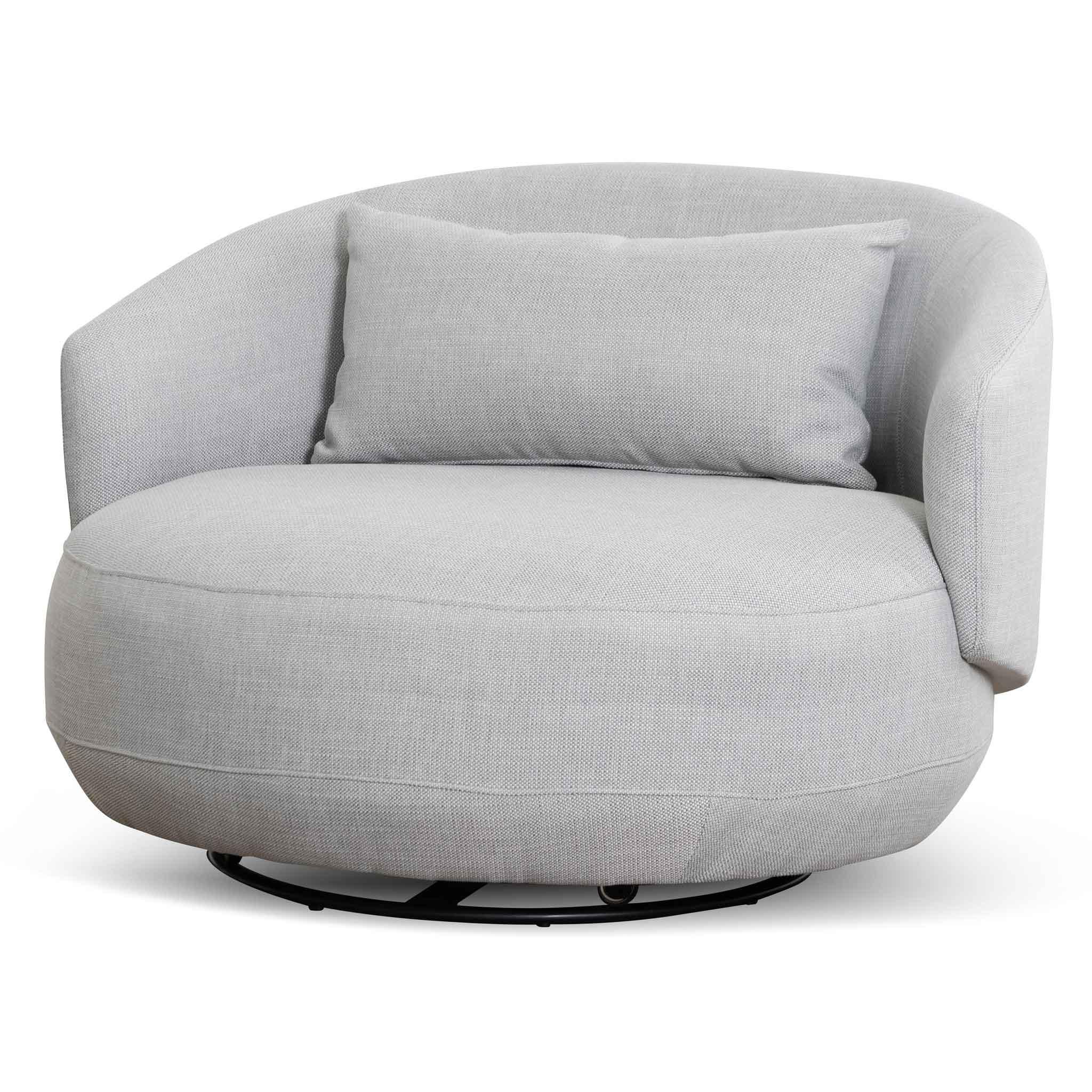 FC Fabric Armchair - Light Texture Grey