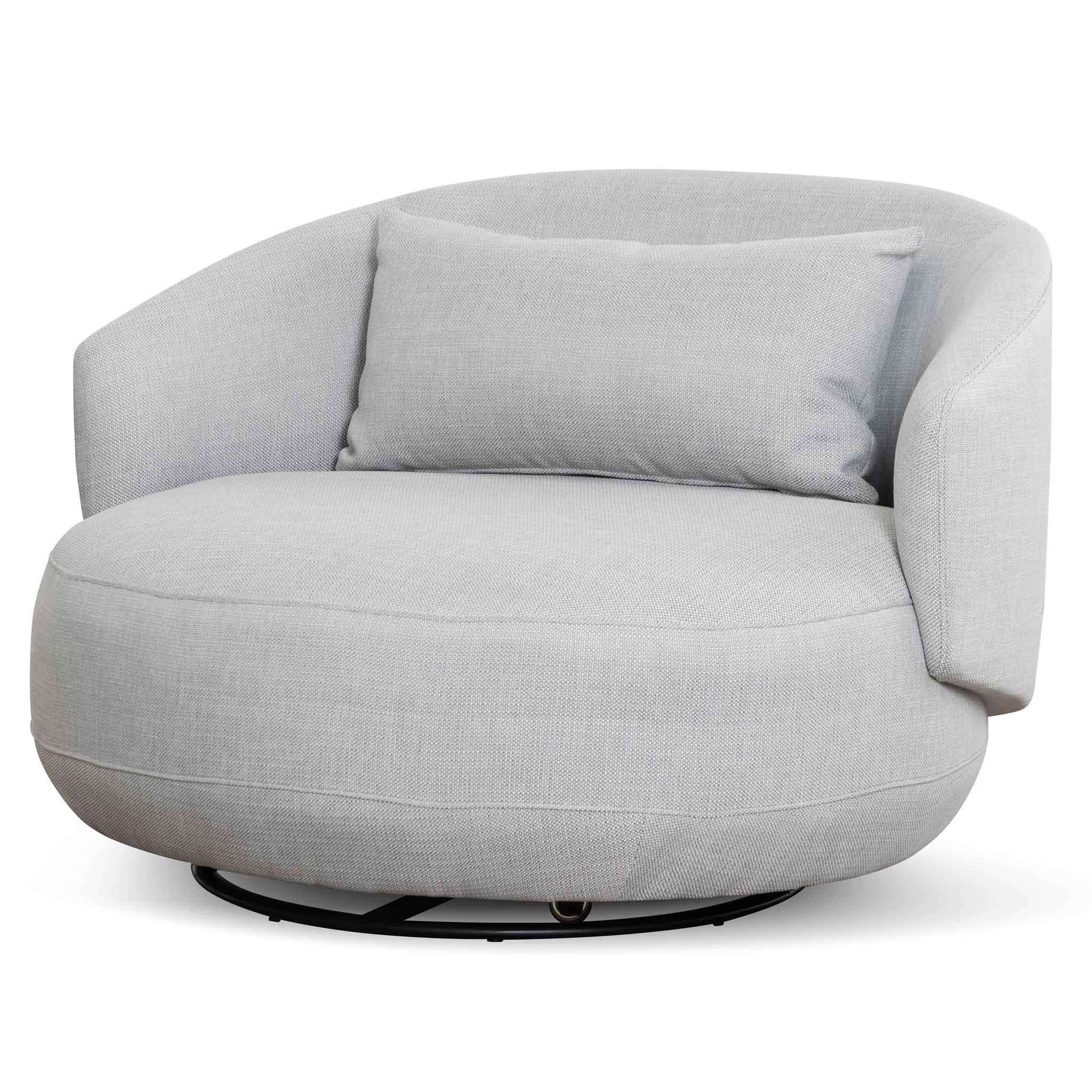 FC Fabric Armchair - Light Texture Grey