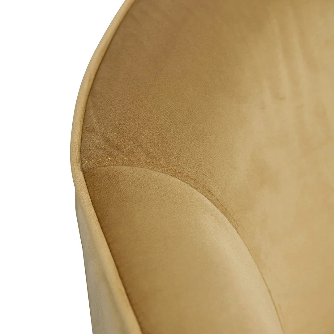 FC Fabric Armchair - Mustard