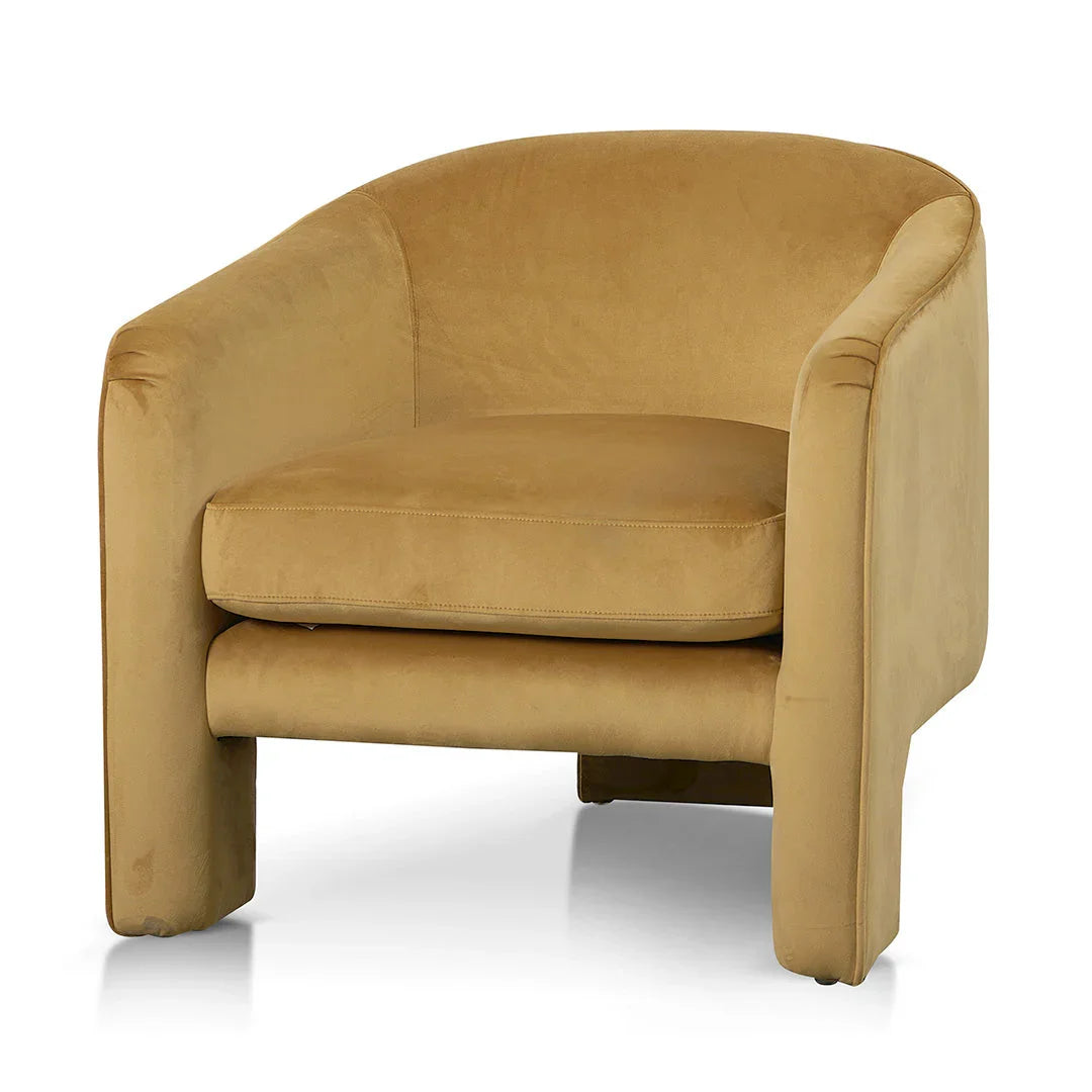 FC Fabric Armchair - Mustard