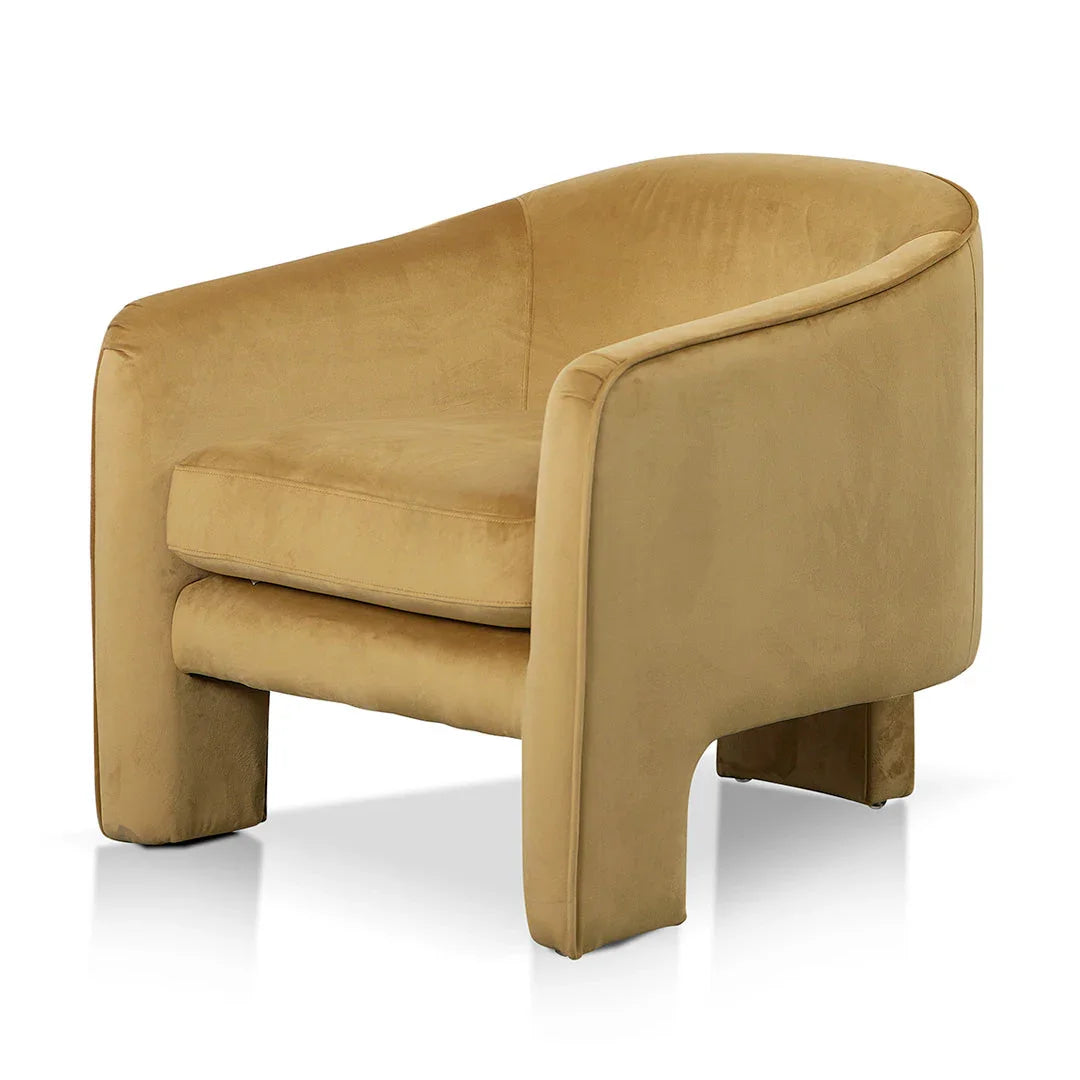 FC Fabric Armchair - Mustard