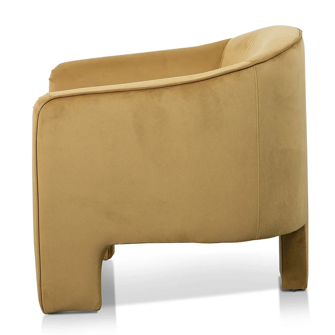 FC Fabric Armchair - Mustard