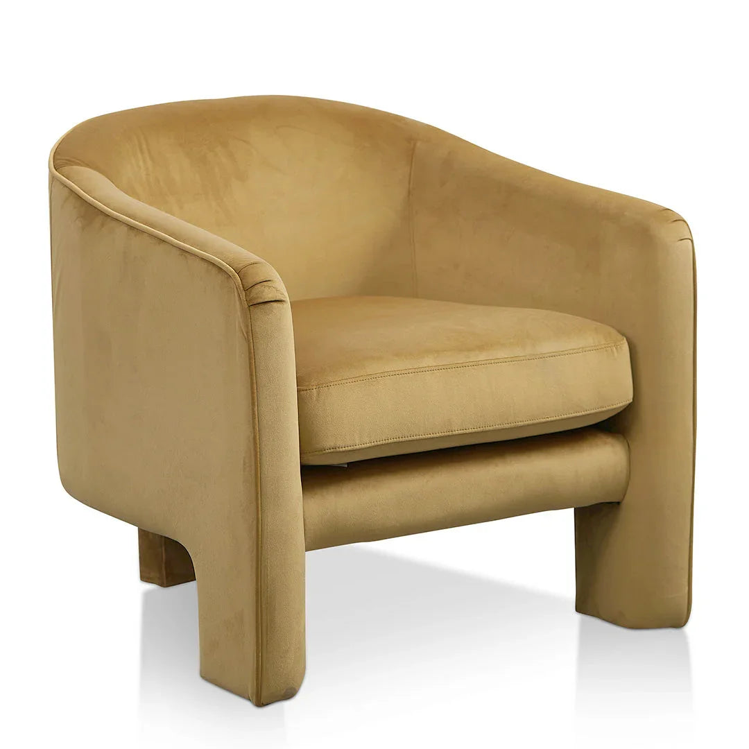 FC Fabric Armchair - Mustard