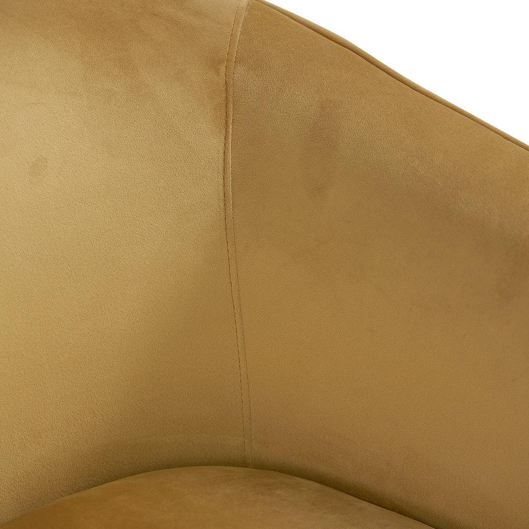 FC Fabric Armchair - Mustard
