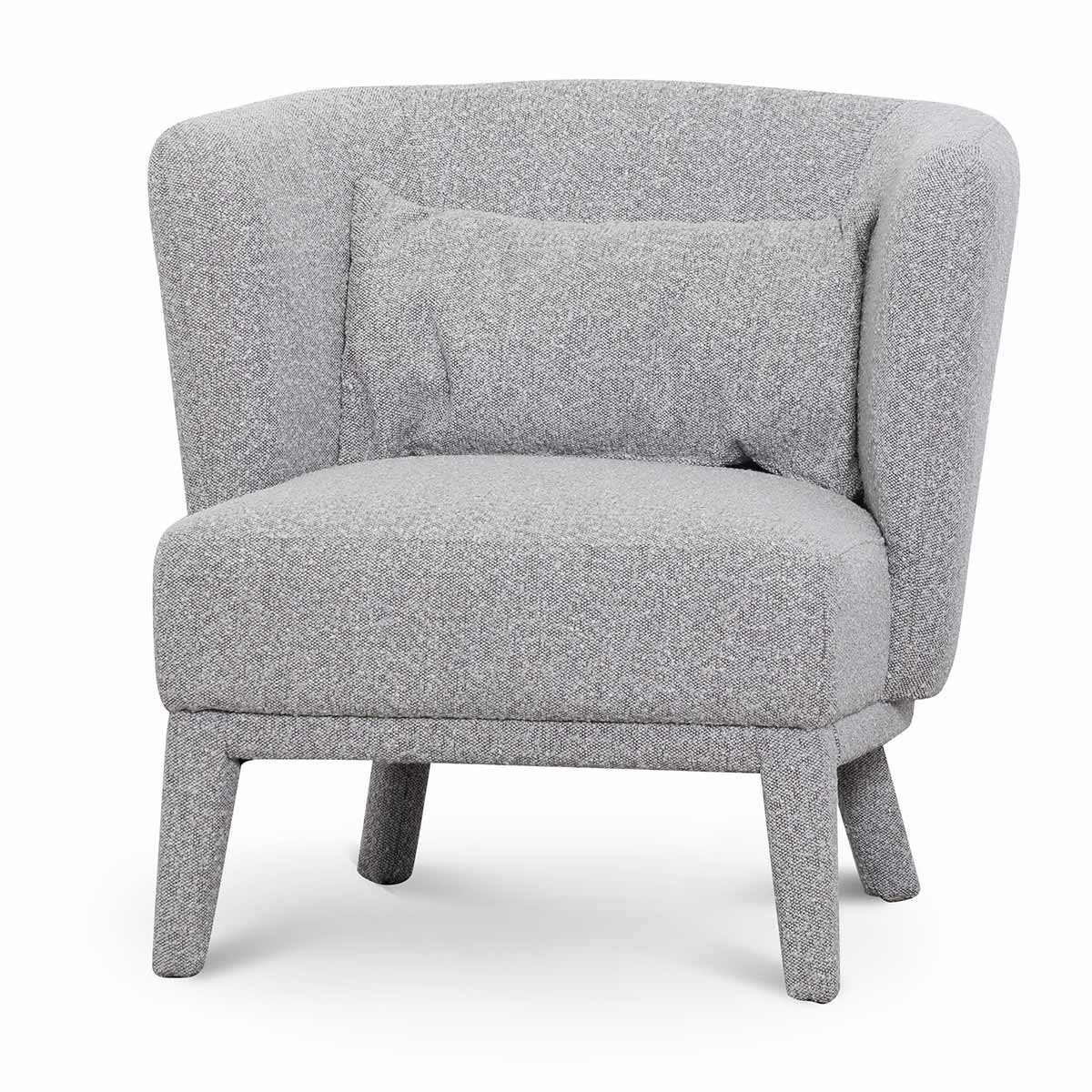 FC Armchair - Ash Grey Boucle