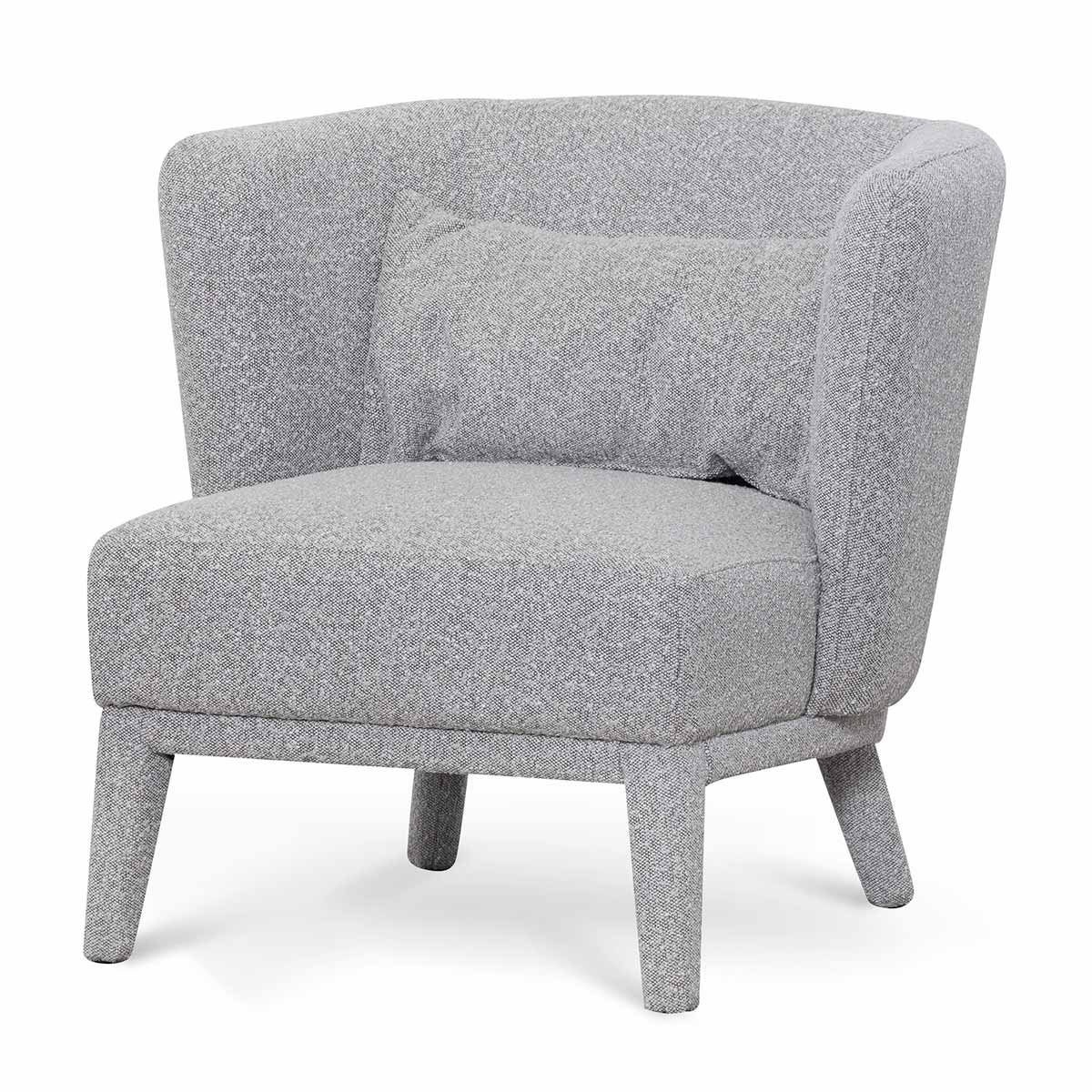 FC Armchair - Ash Grey Boucle