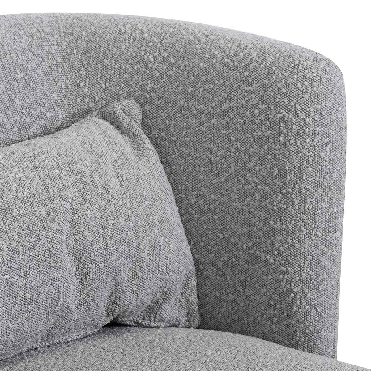 FC Armchair - Ash Grey Boucle