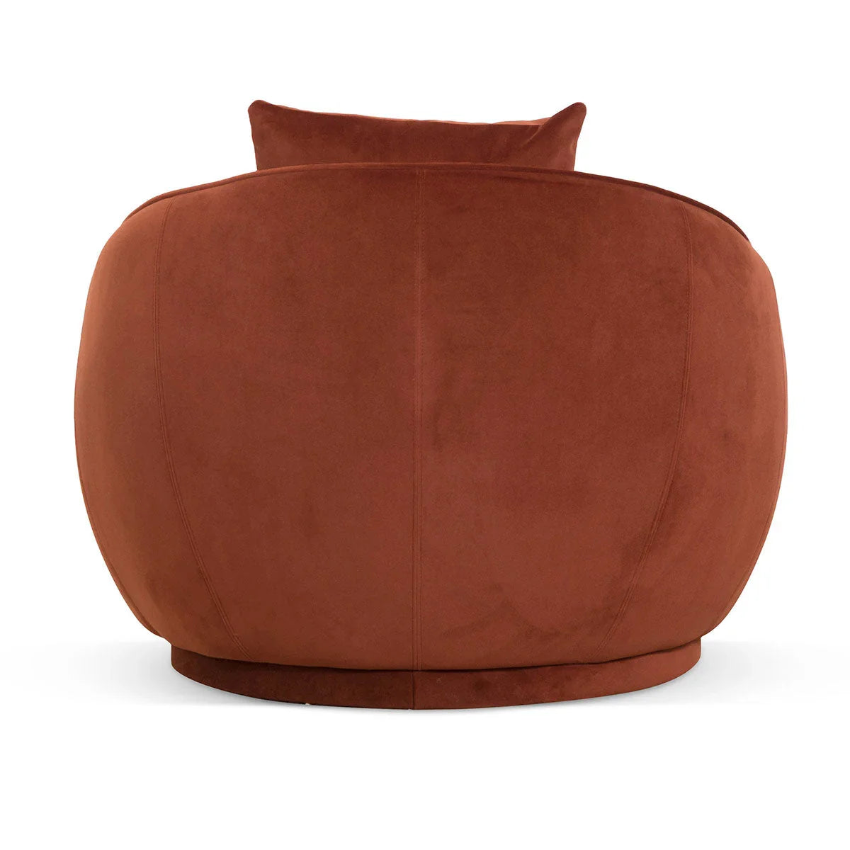FC Velvet Armchair - Rustic Orange