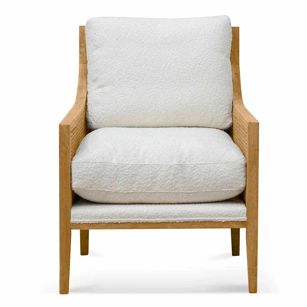FC Rattan Arm FCair - Ivory White Boucle