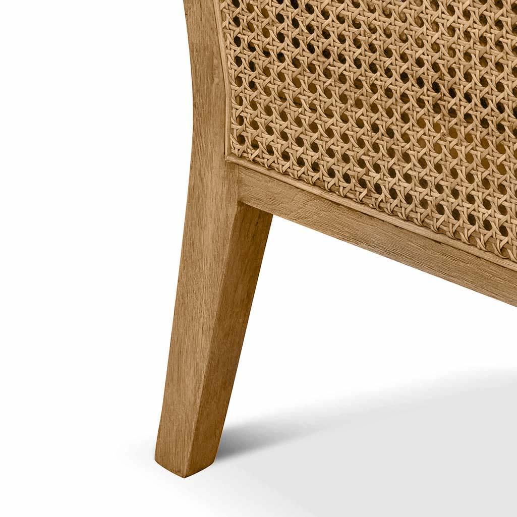 FC Rattan Arm FCair - Ivory White Boucle