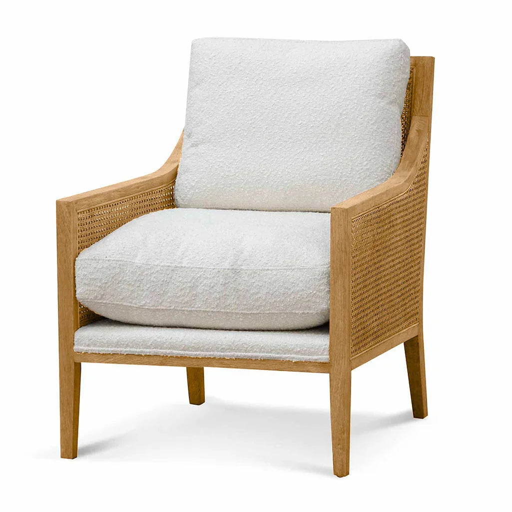 FC Rattan Arm FCair - Ivory White Boucle