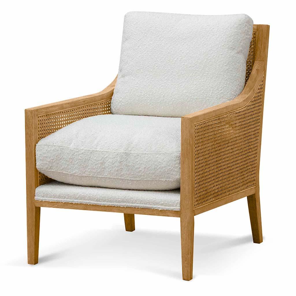 FC Rattan Arm FCair - Ivory White Boucle