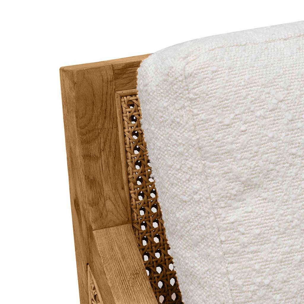 FC Rattan Arm FCair - Ivory White Boucle