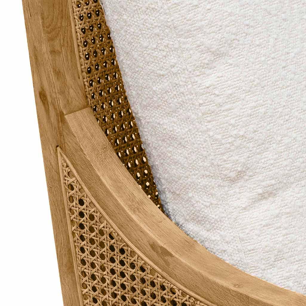 FC Rattan Arm FCair - Ivory White Boucle