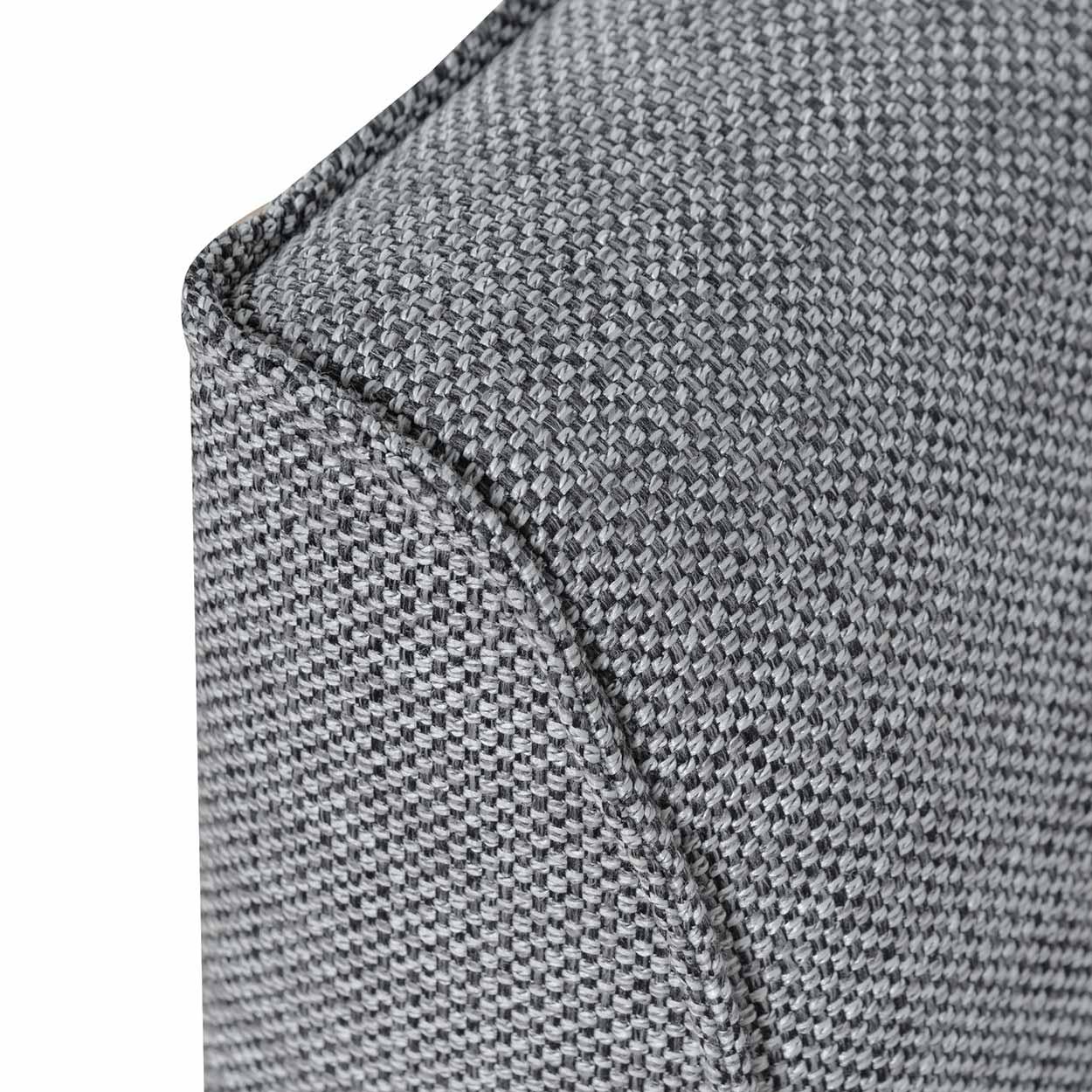 FC Fabric Armchair - Graphite Grey with Black Leg