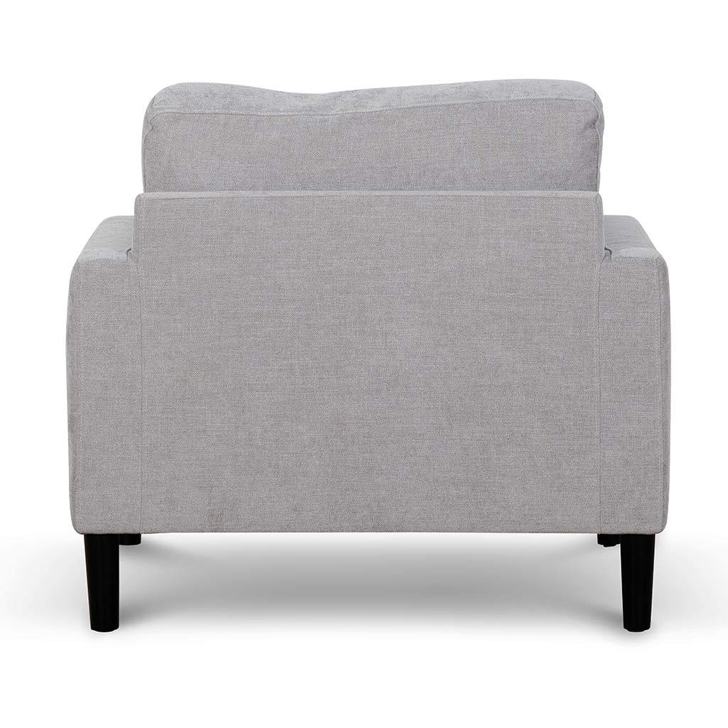 FC Fabric Armchair - Oyster Beige and Black Leg