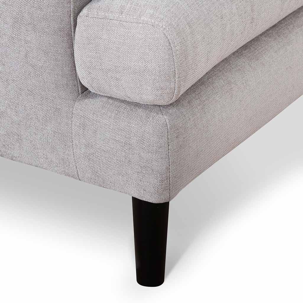 FC Fabric Armchair - Oyster Beige and Black Leg