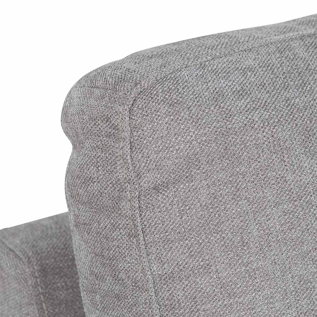 FC Fabric Armchair - Oyster Beige and Black Leg