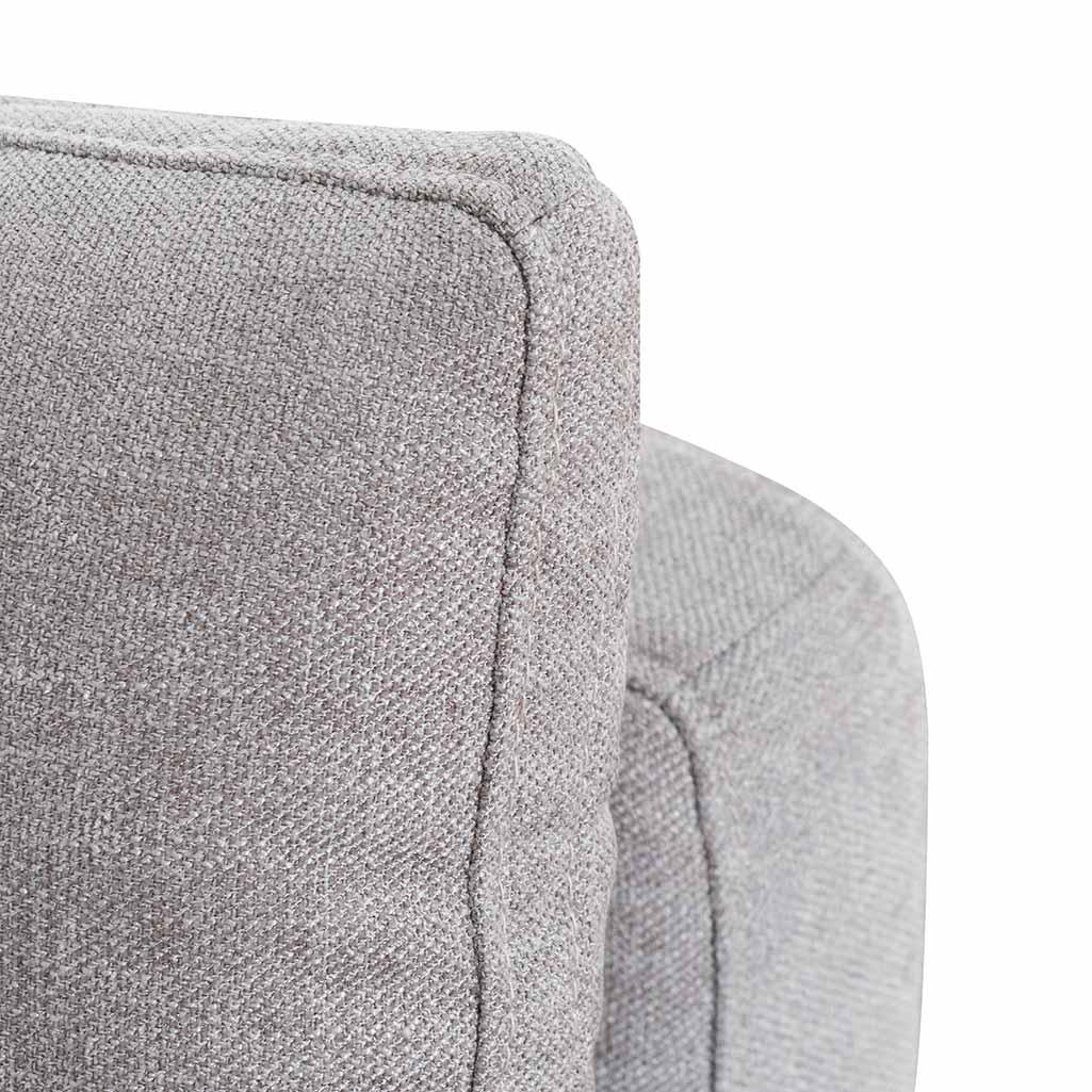 FC Fabric Armchair - Oyster Beige and Black Leg
