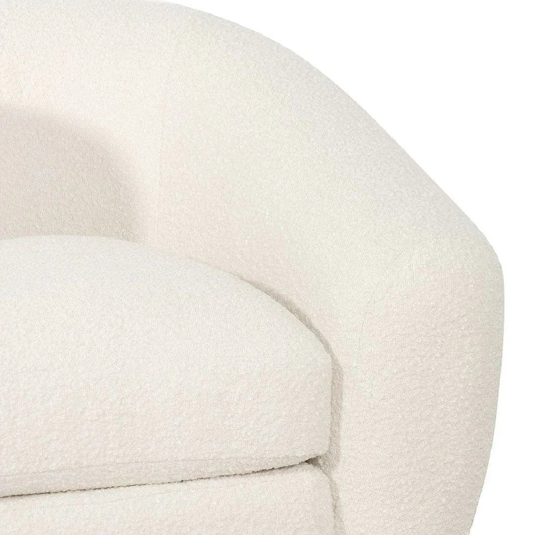 FC Armchair - Ivory White Boucle