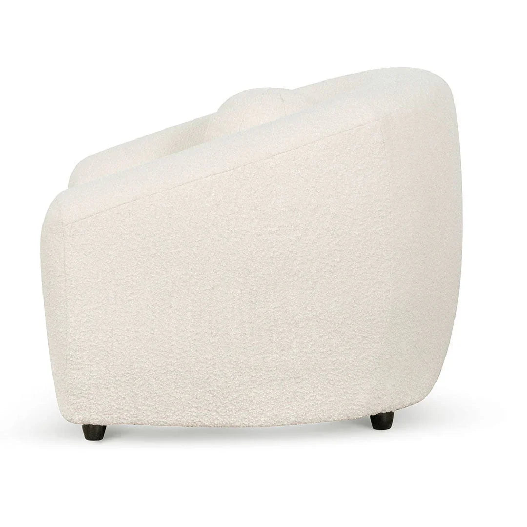 FC Armchair - Ivory White Boucle