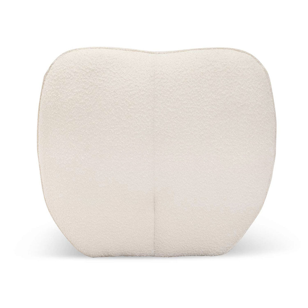 FC Lounge Chair - Ivory White Boucle