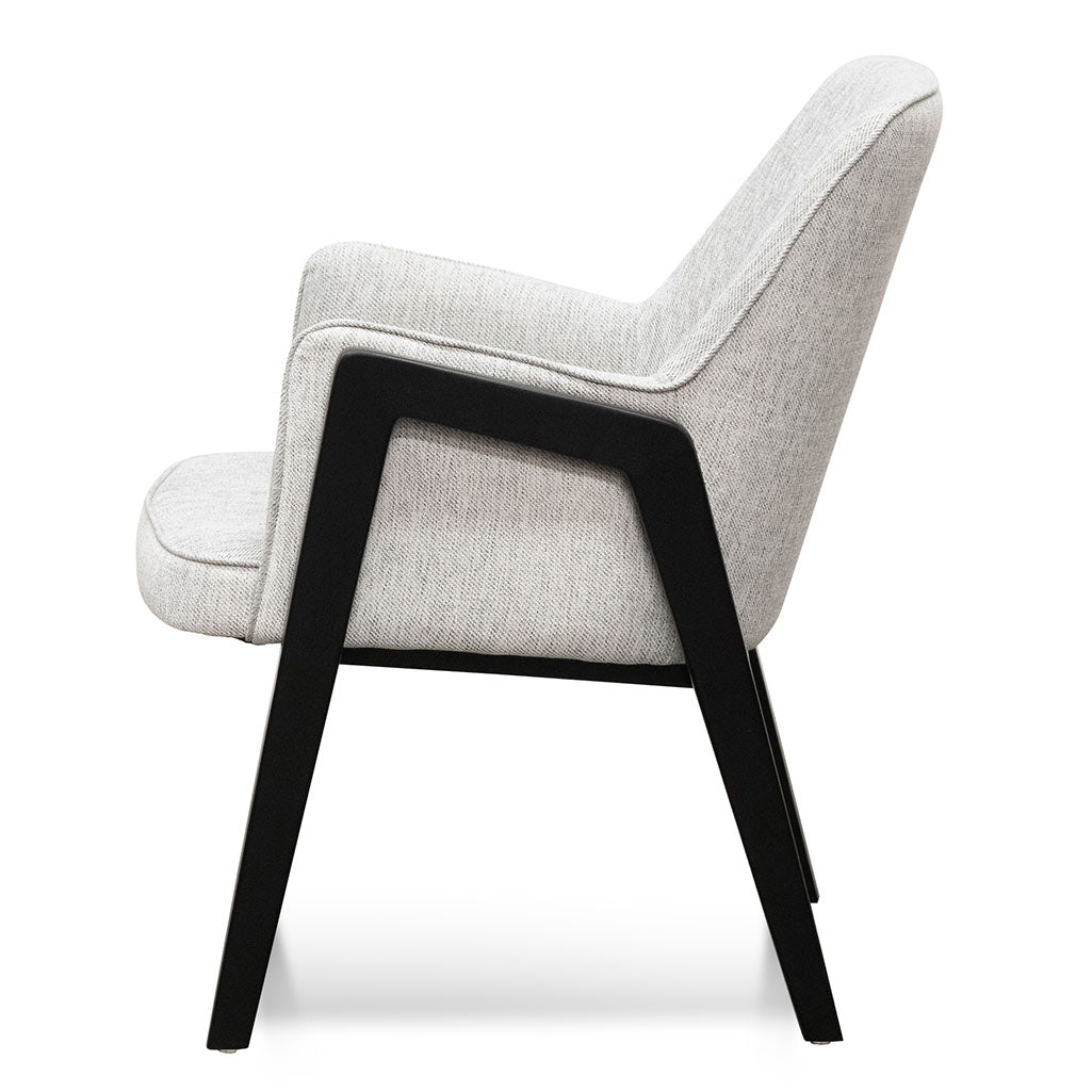 FC Fabric Lounge Chair - Silver Grey