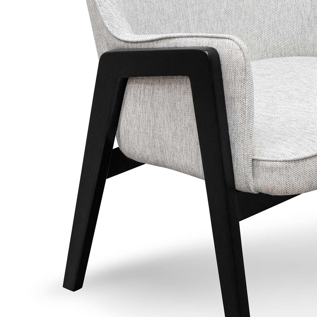 FC Fabric Lounge Chair - Silver Grey