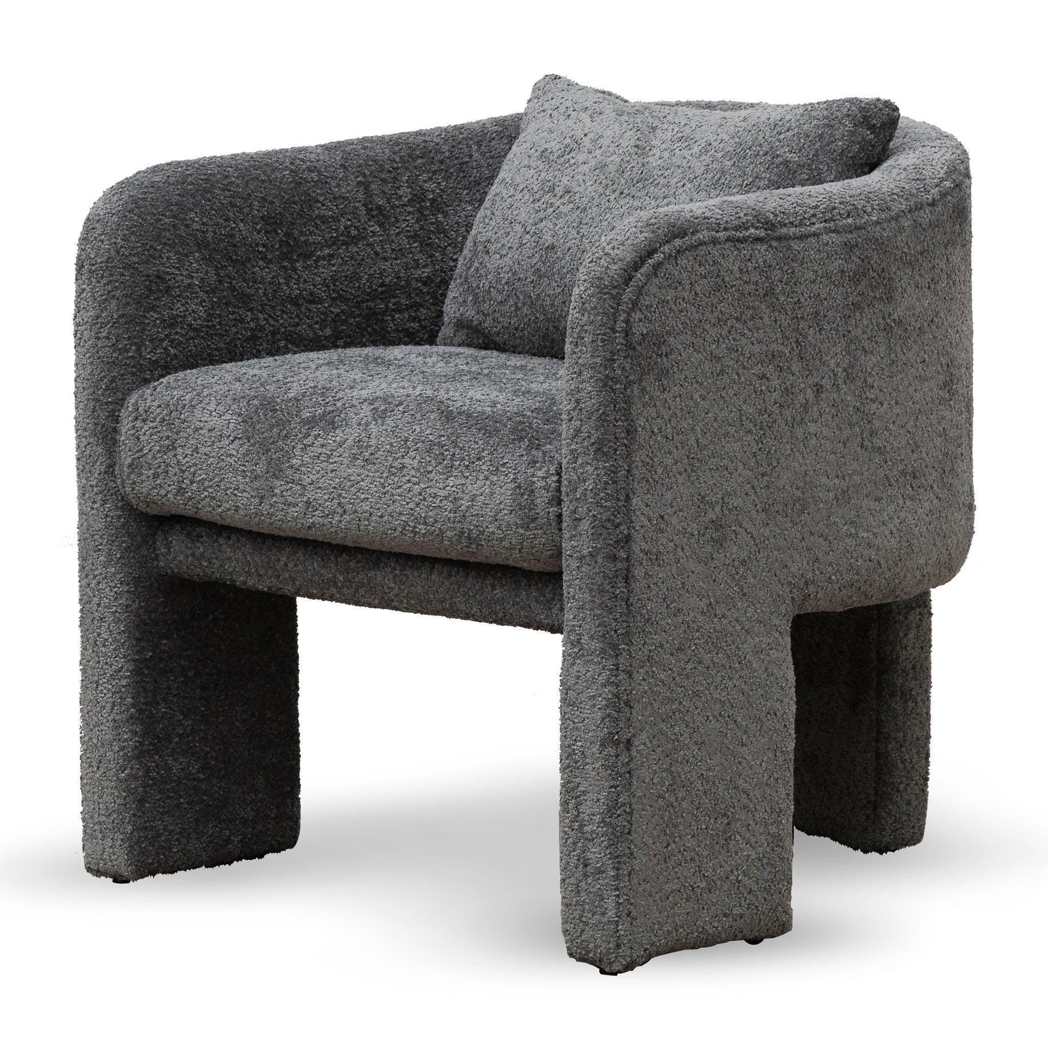 FC Fabric Armchair - Iron Grey