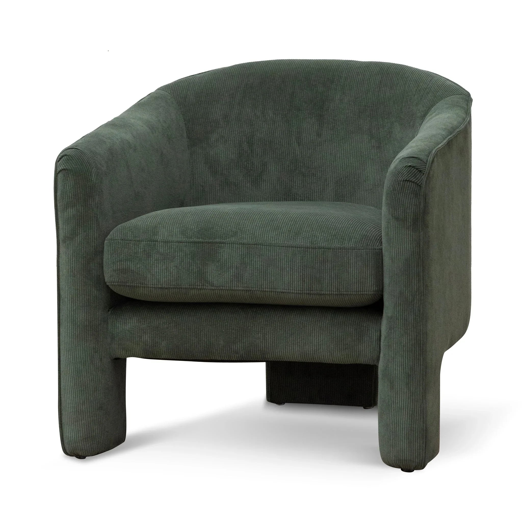 FC Fabric Armchair - Olive Green