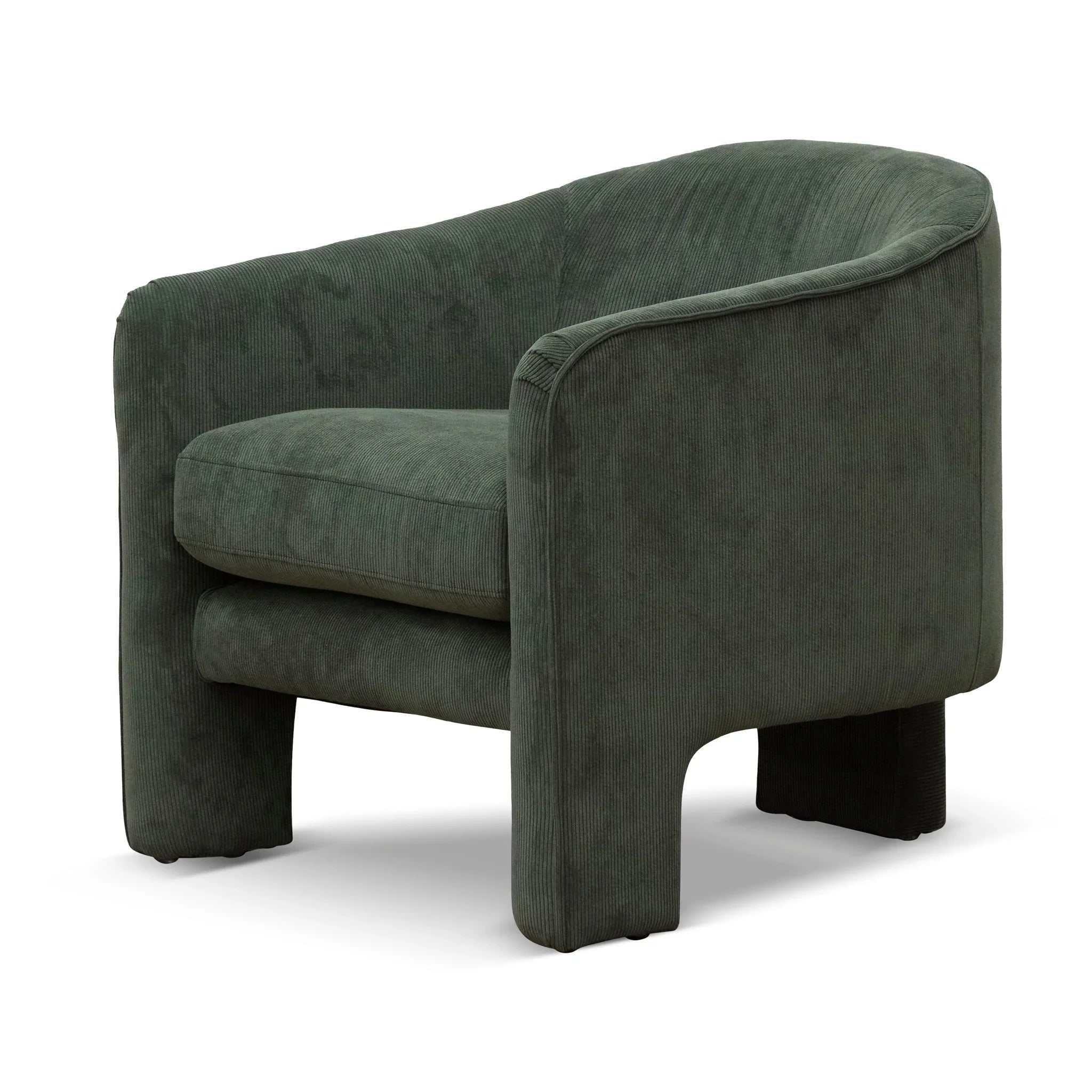 FC Fabric Armchair - Olive Green