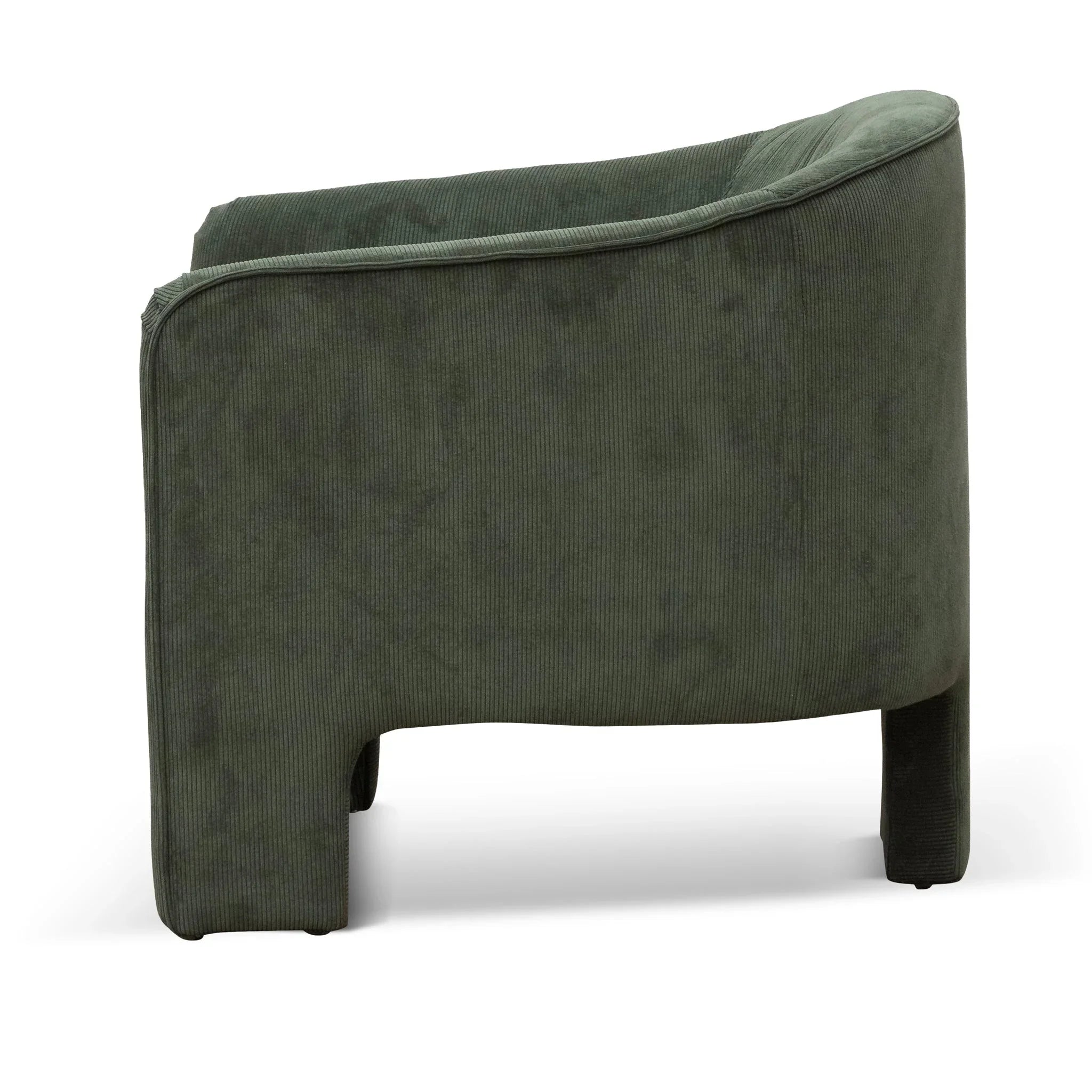 FC Fabric Armchair - Olive Green