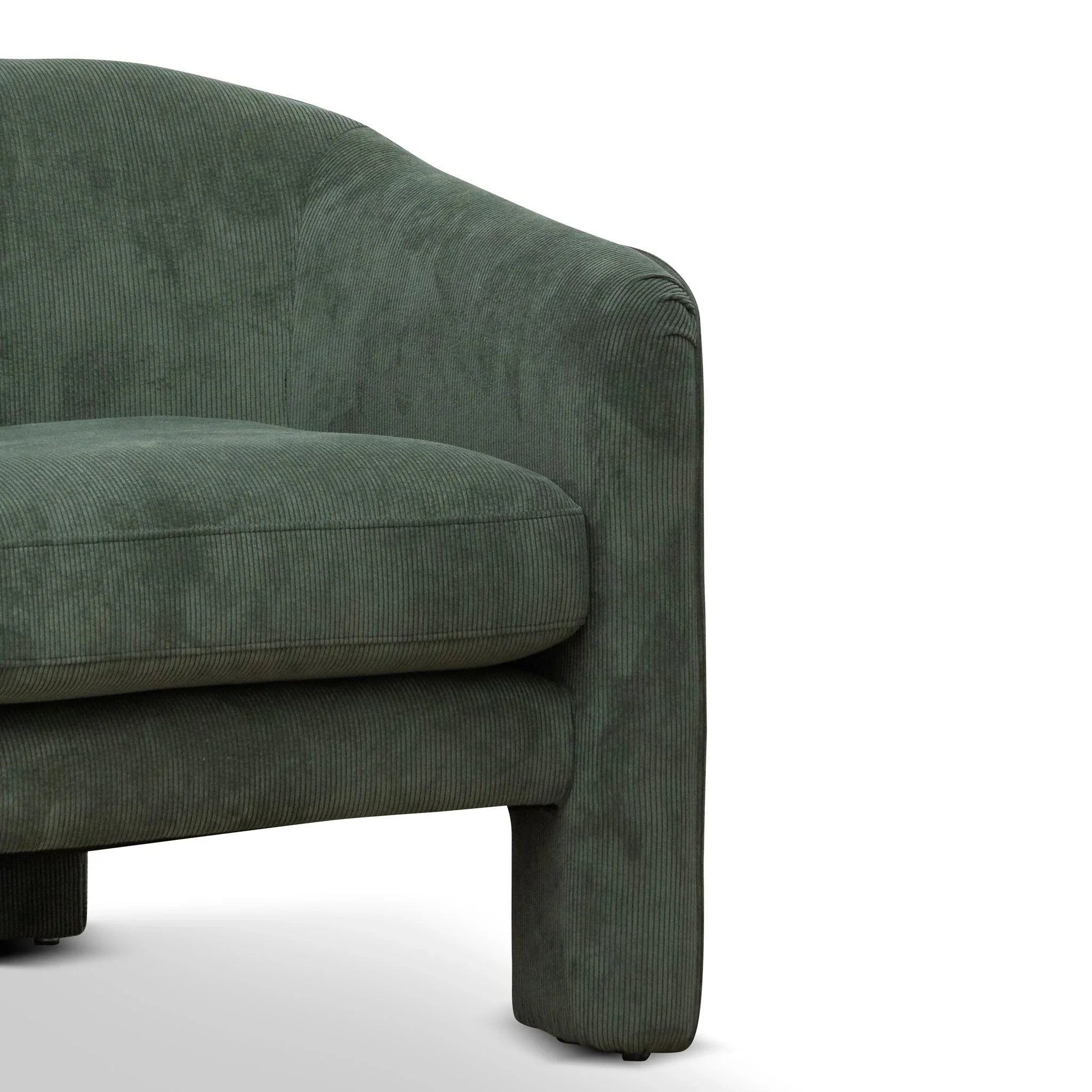 FC Fabric Armchair - Olive Green