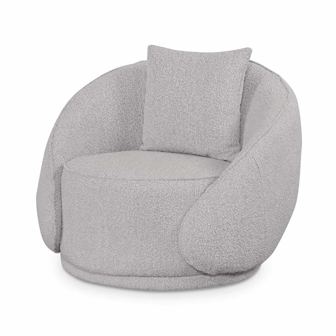 FC Armchair - Ash Grey Boucle