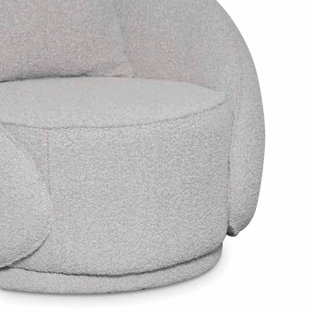 FC Armchair - Ash Grey Boucle