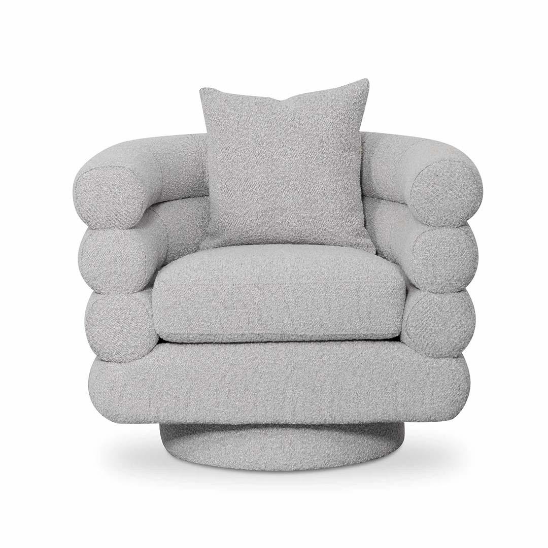 FC Armchair - Ash Grey Boucle