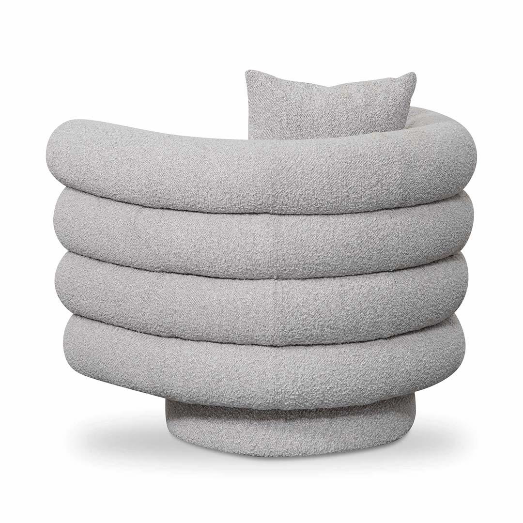 FC Armchair - Ash Grey Boucle