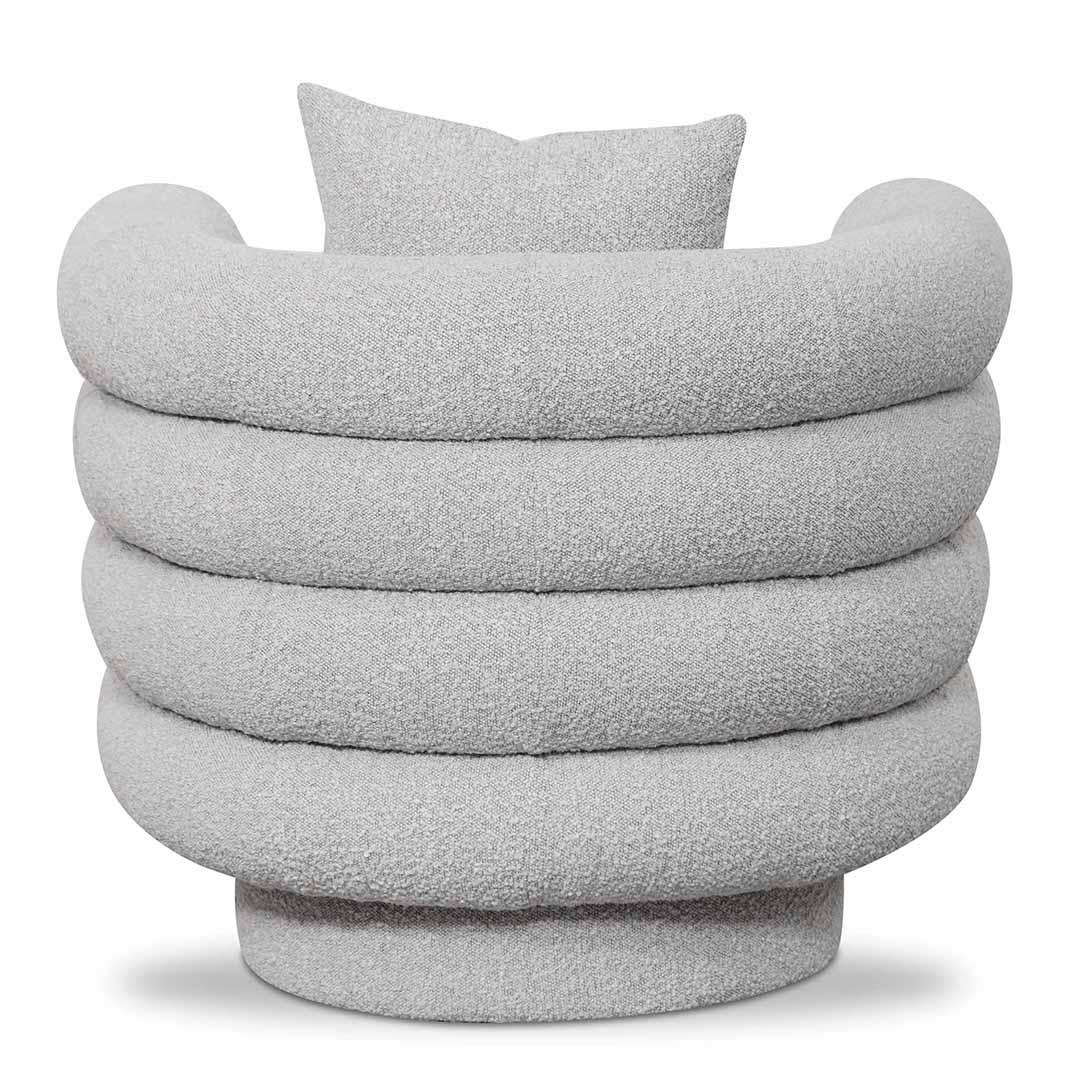 FC Armchair - Ash Grey Boucle