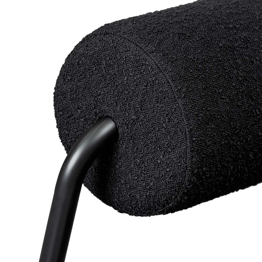 FC Lounge Chair - Black Boucle