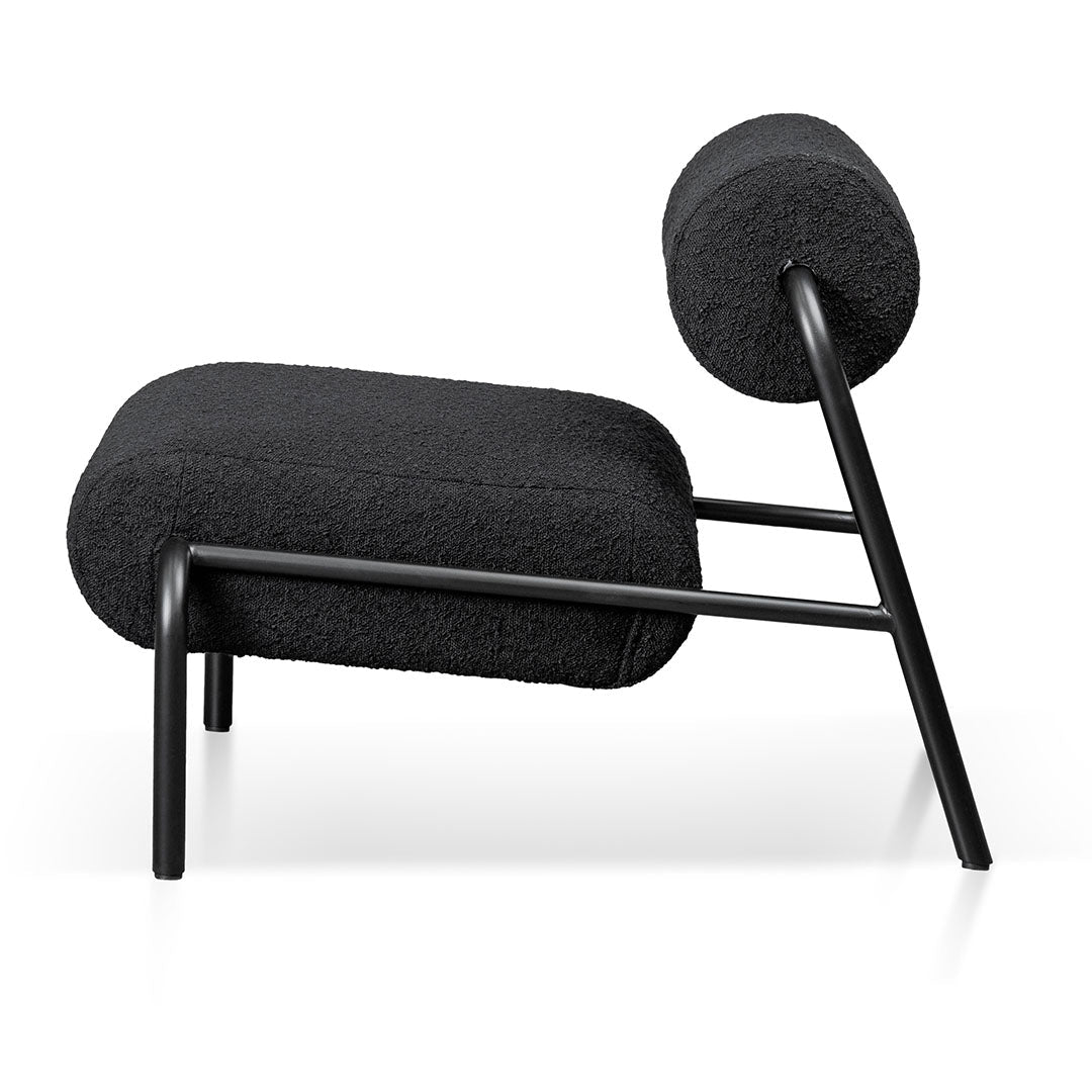 FC Lounge Chair - Black Boucle