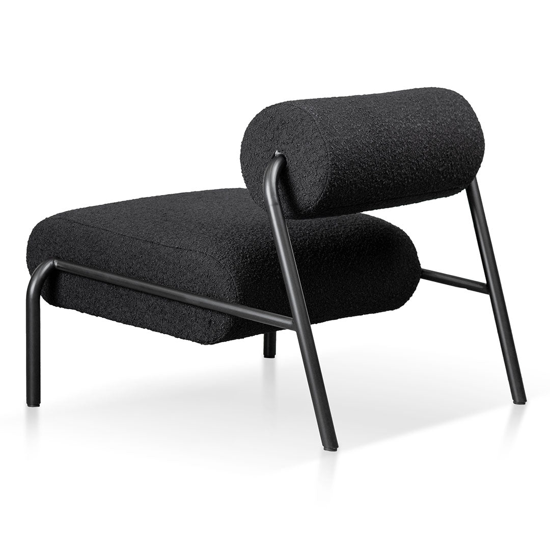 FC Lounge Chair - Black Boucle