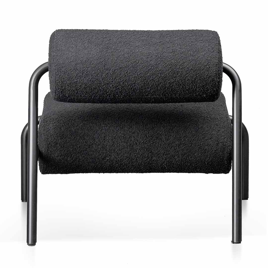 FC Lounge Chair - Black Boucle