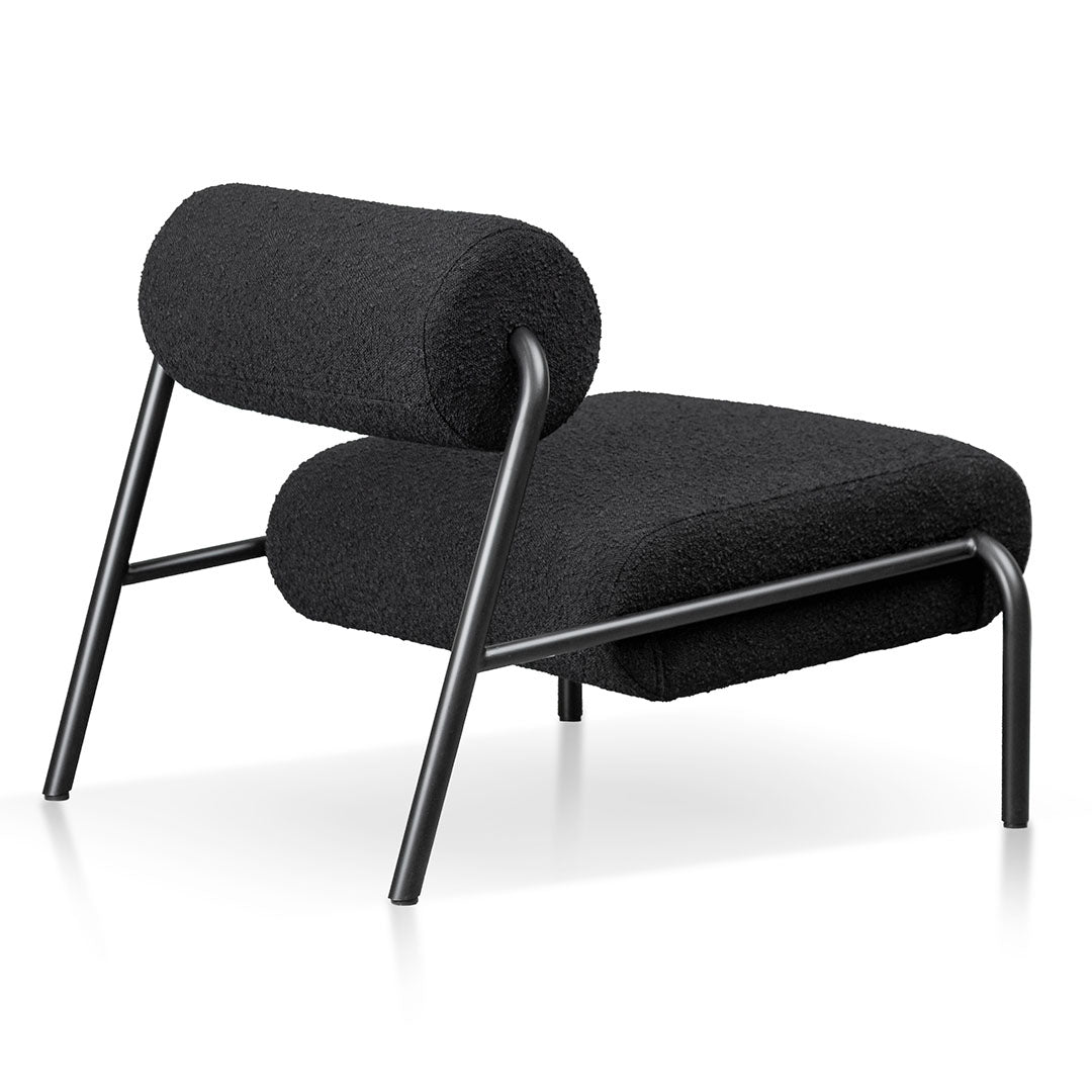 FC Lounge Chair - Black Boucle