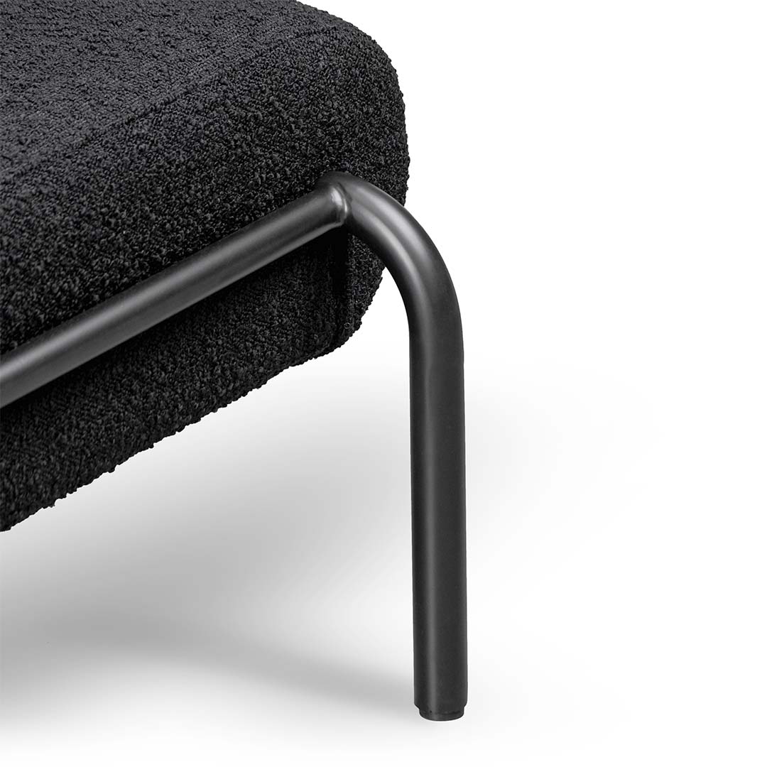 FC Lounge Chair - Black Boucle