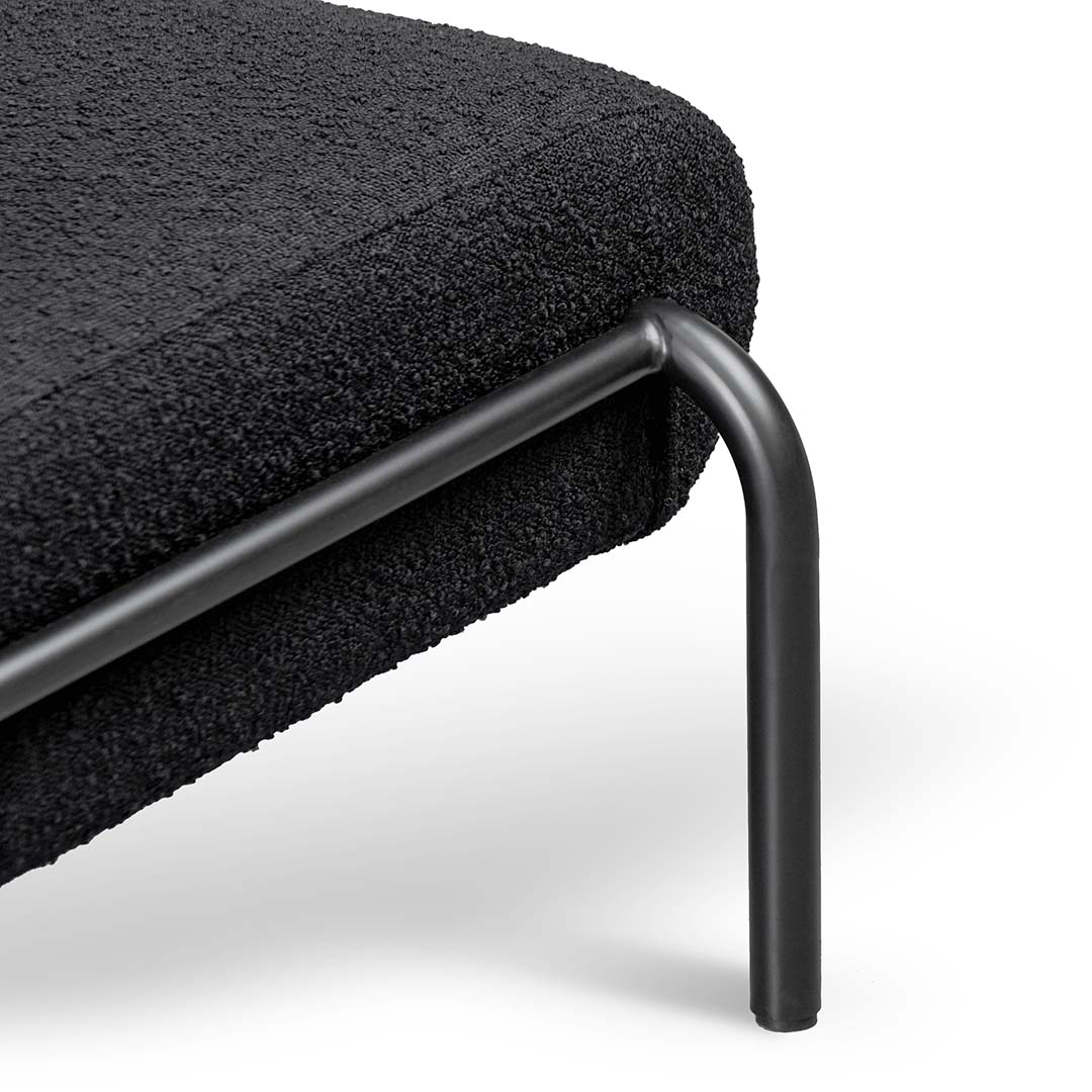 FC Lounge Chair - Black Boucle