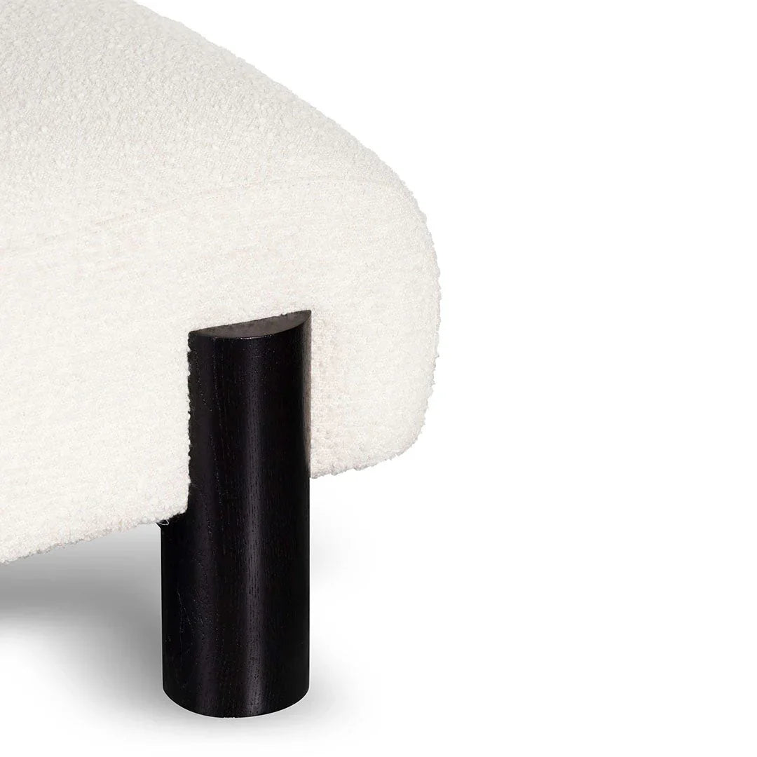 FC Armchair - Ivory White Boucle