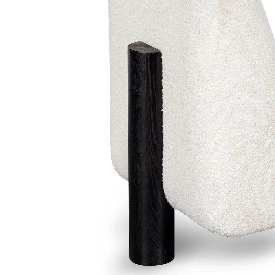 FC Armchair - Ivory White Boucle