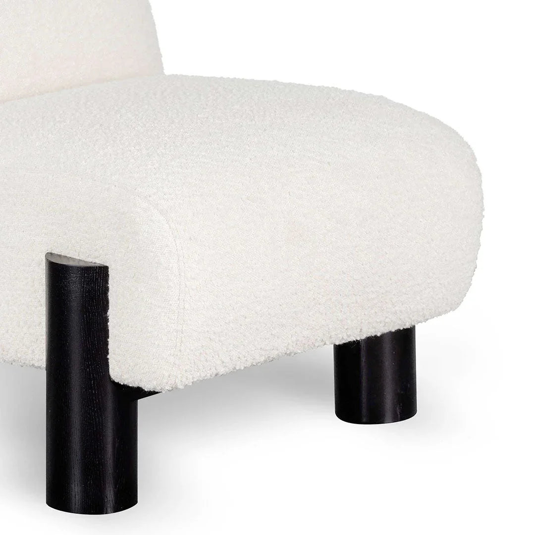 FC Armchair - Ivory White Boucle