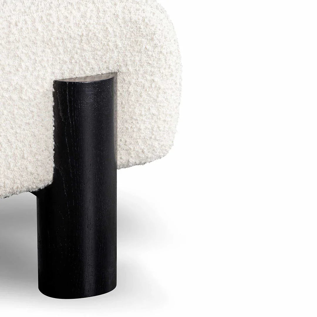 FC Armchair - Ivory White Boucle